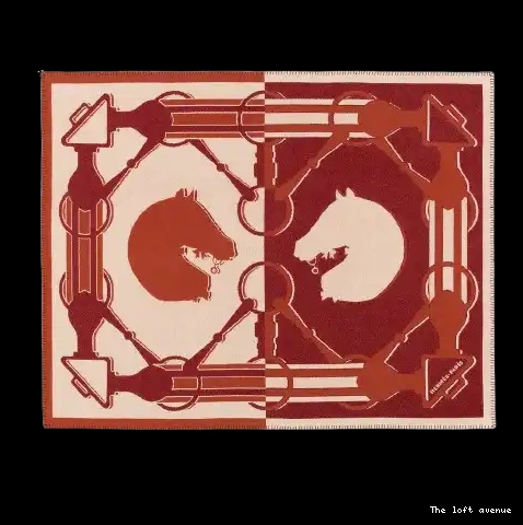 TATERSALE THROW HERMES WOOL BLANKET 0508